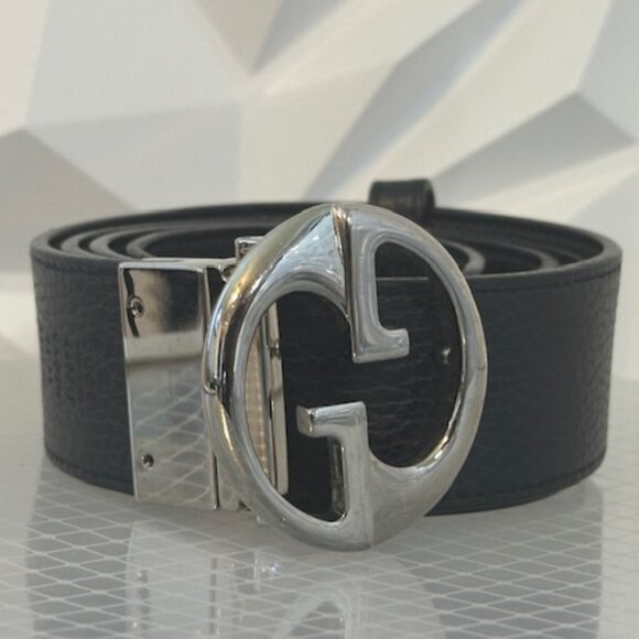 Gucci Other - Men's Reversible Gucci Belt (Blue or Black)